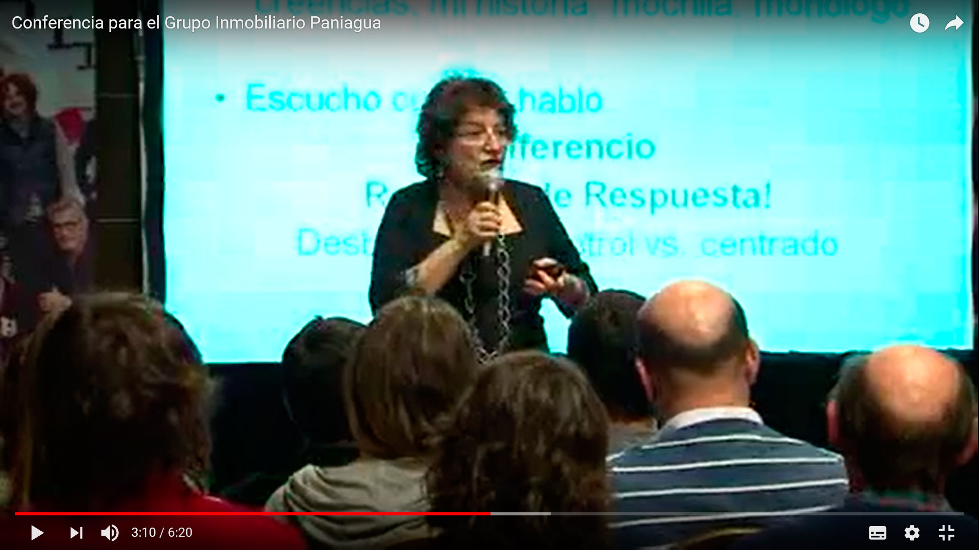 Charla de Nora Fusillo en el Hotel Spa República, Mar del Plata